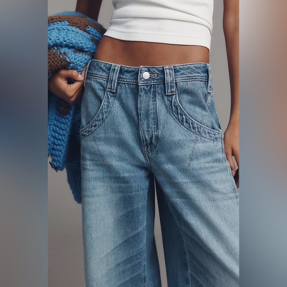 Anthropologie Pilcro Kenny High Rise Tapered Jeans - Picture 3 of 7